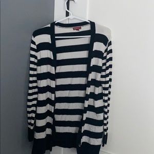 Black & White striped cardigan